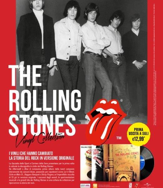 The Rolling Stones, Vinyl Collection in edicola con La Gazzetta dello Sport