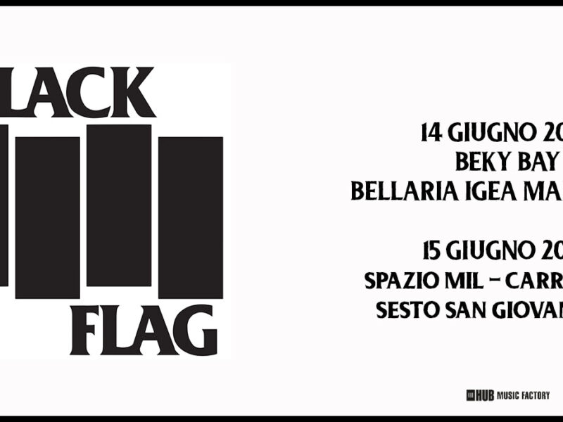 Black Flag: la band simbolo del hardcore punk torna in Italia