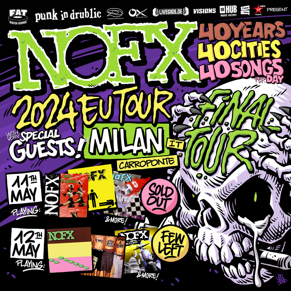 NOFX sold out - ultimi biglietti