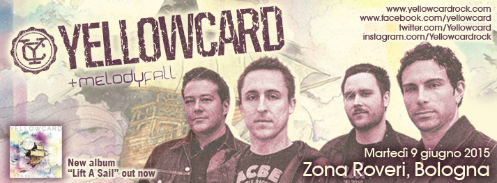 YELLOWCARD: si avvicina l’appuntamento live!