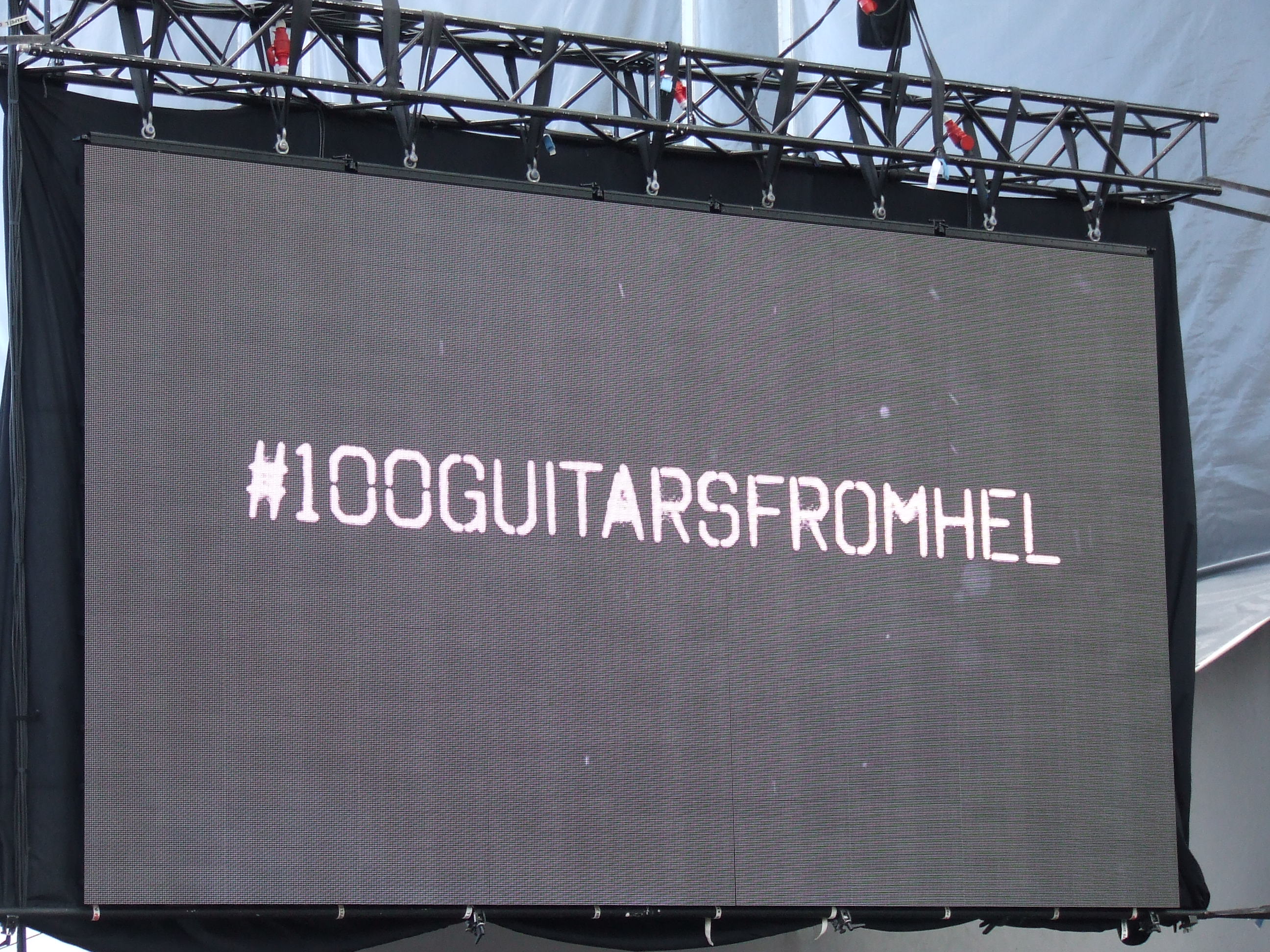 #100guitarsfromhel