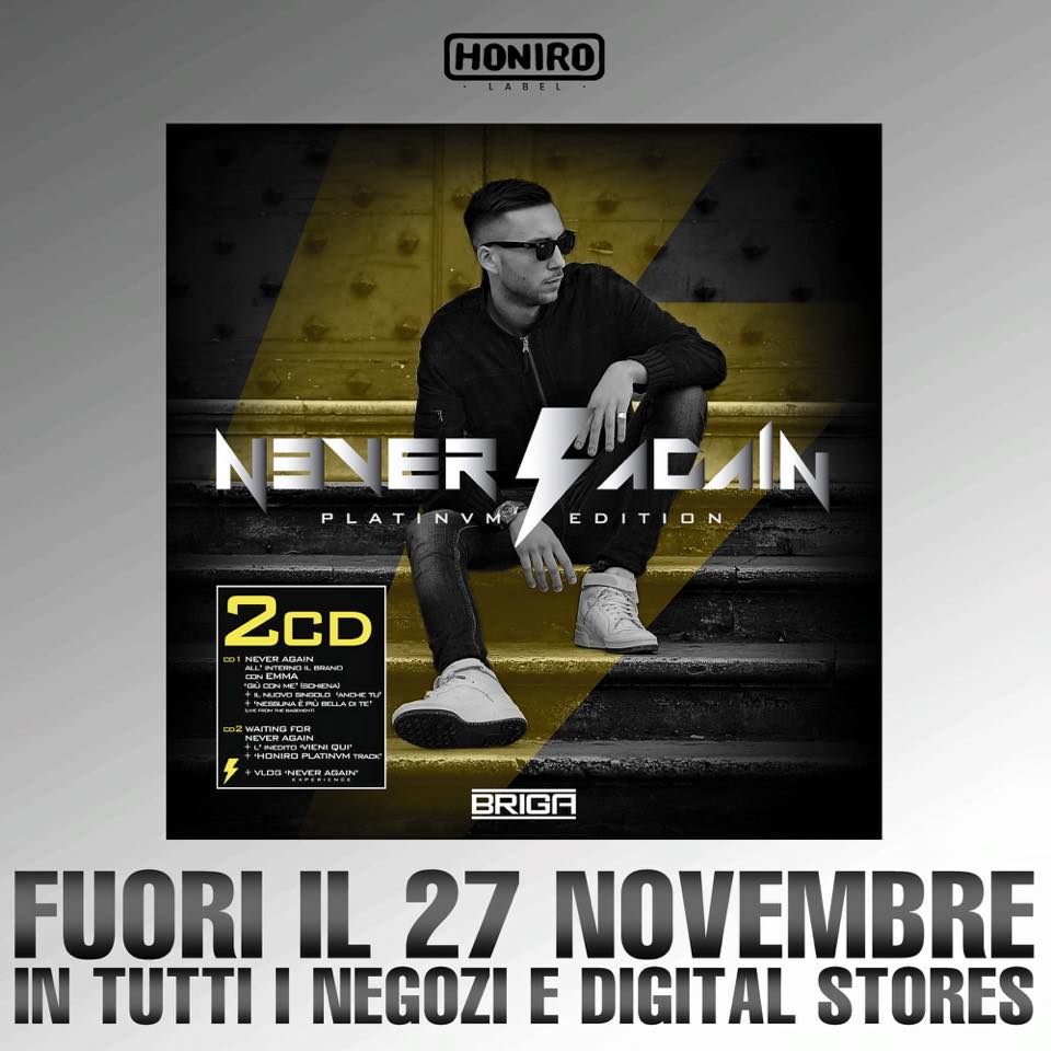 BRIGA: Dal 27 novembre NEVER AGAIN PLATIVM EDITION!