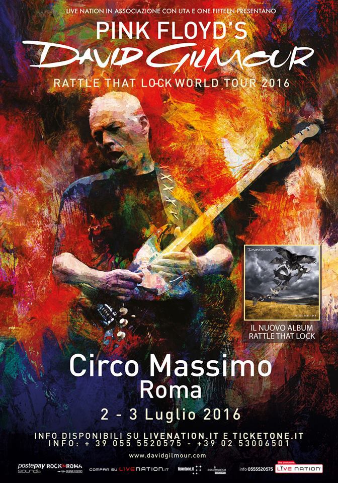 David Gilmour: a luglio conquisterà il Circo Massimo!