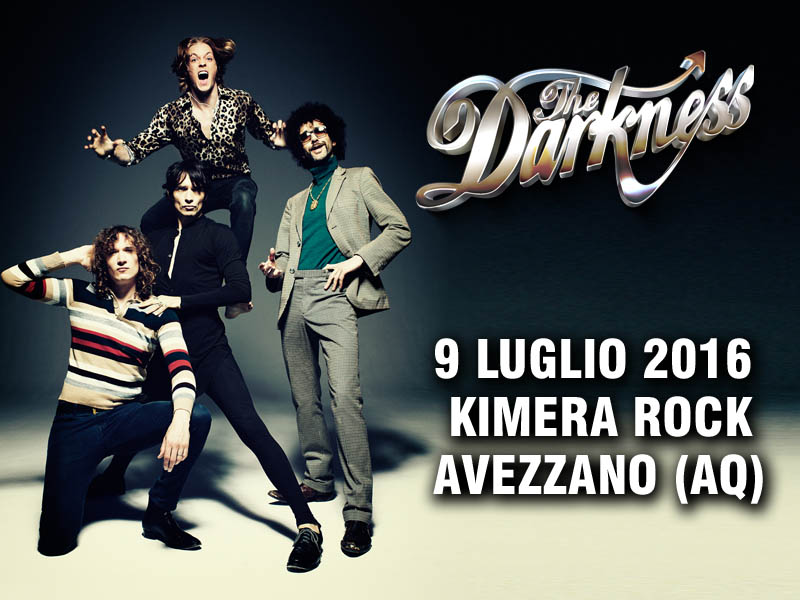 The Darkness: sabato ad Avezzano l’unica data in Italia