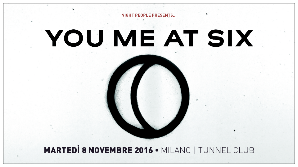 YOU ME AT SIX in Italia a novembre!