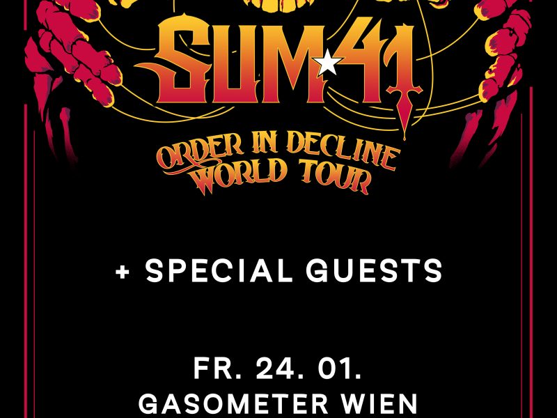 Sum 41 will be back in Wien: tickets and infos