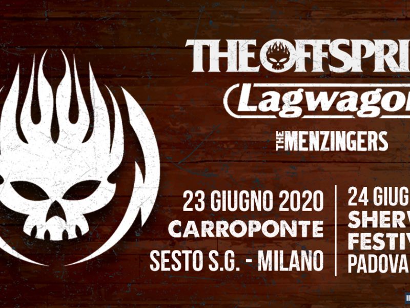 The Offspring tornano in Italia nel 2020