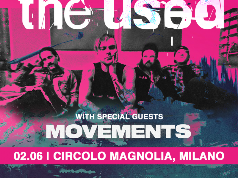 The Used: il grande ritorno in Italia!