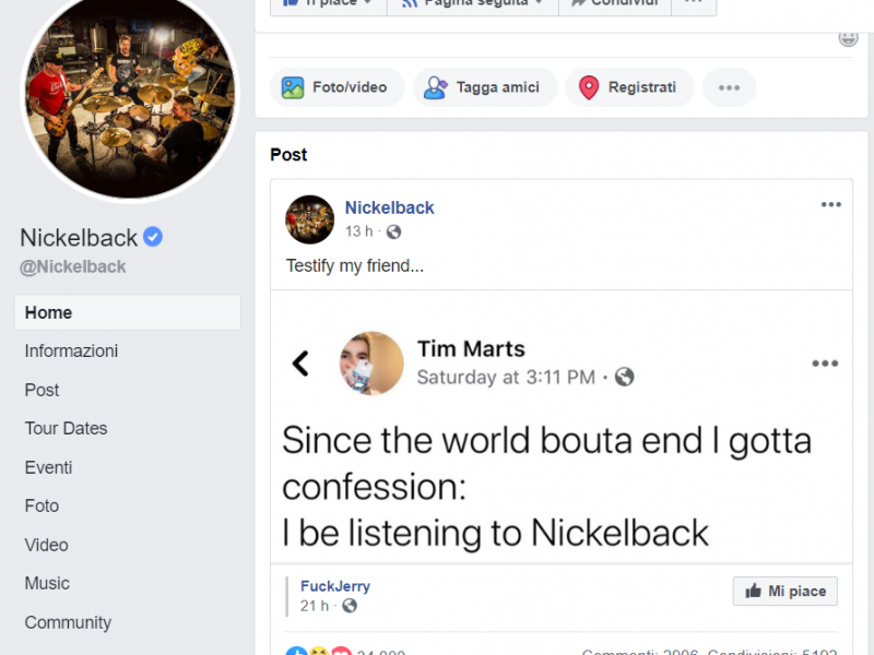 Perché tutti odiano i Nickelback?