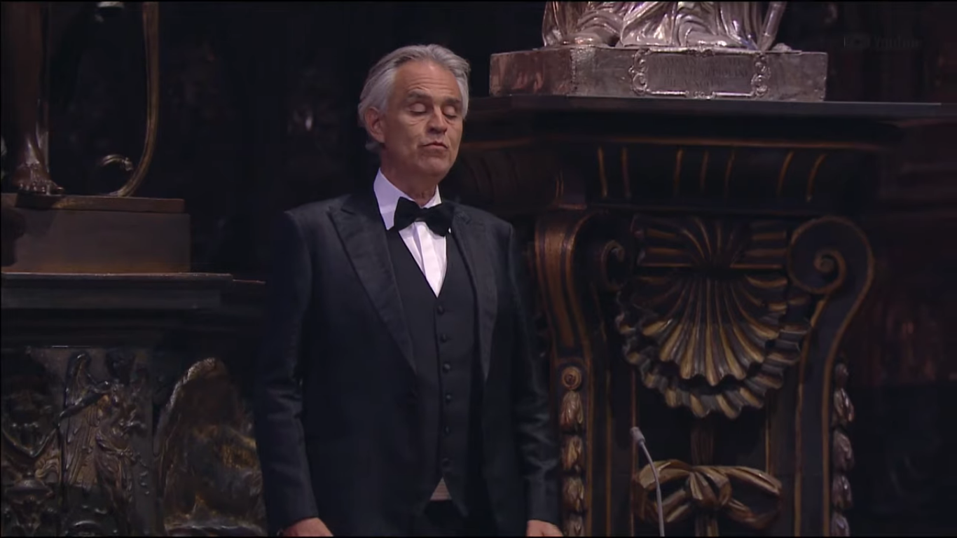 andrea bocelli duomo milano