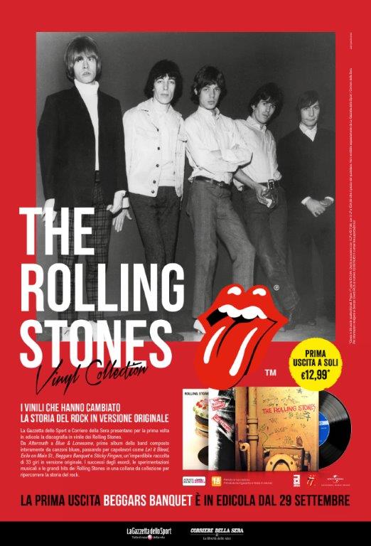 The Rolling Stones, Vinyl Collection in edicola con La Gazzetta