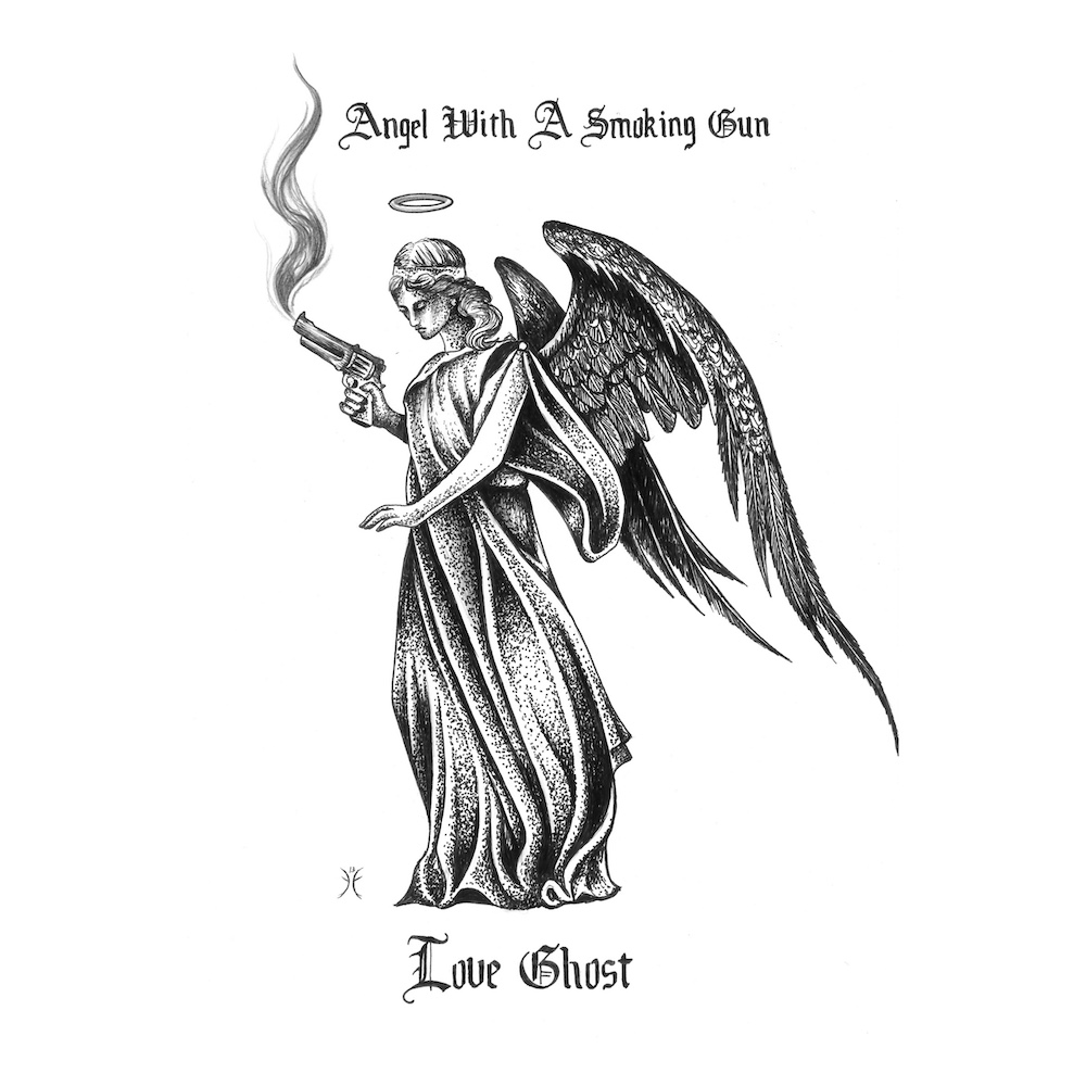 love ghost angel with a smoking gun