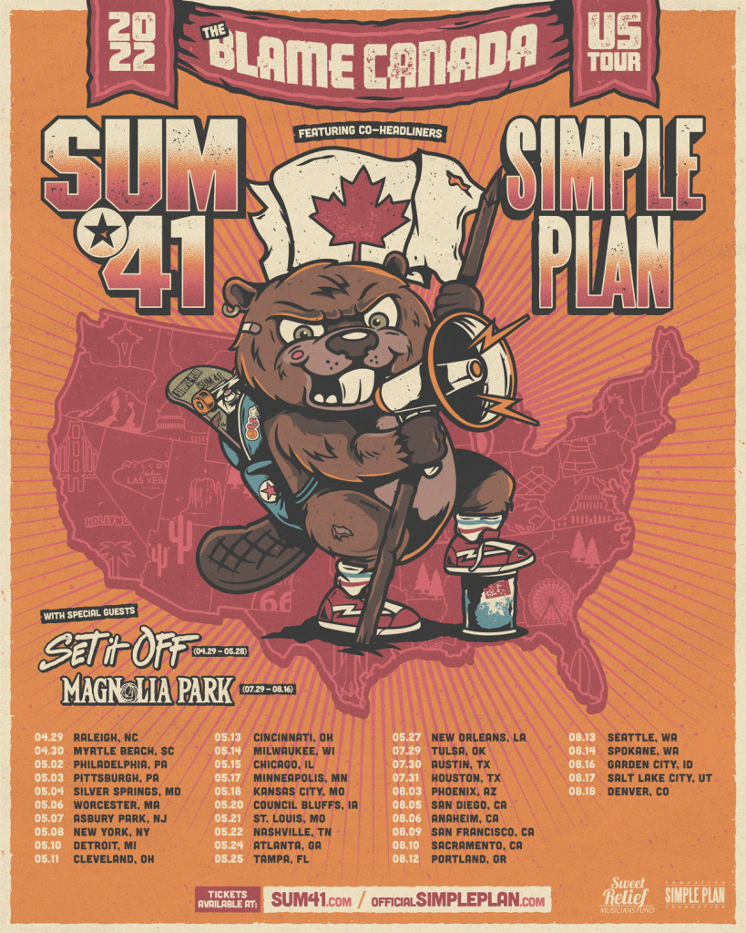 Blame Canada  sum 41 simple plan