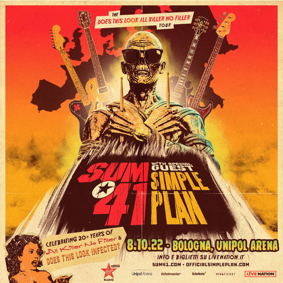 SUM 41 bologna 2022