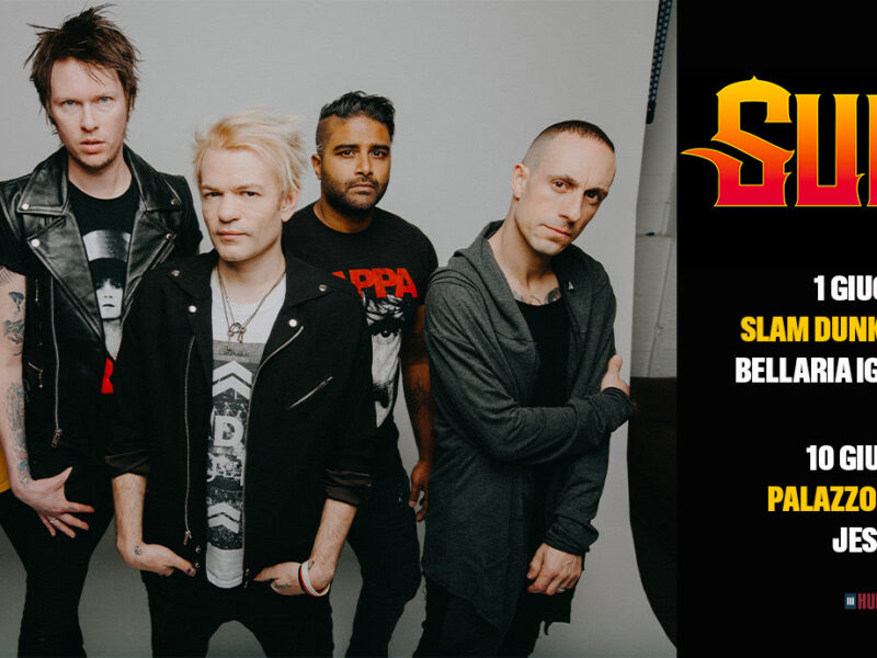 Sum 41 tornano in Italia nel 2023: due date da headliner