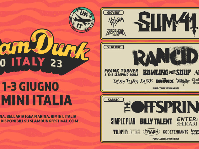 Slam Dunk Italy 2023: Naska, Rumatera e Peaks si aggiungono alla lineup