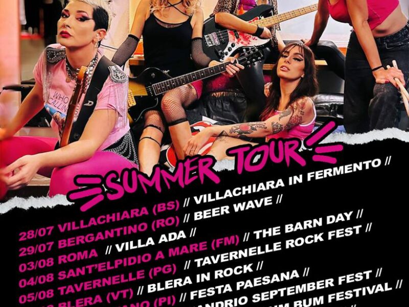 Bambole di Pezza, tutte le date del Summer Tour 2023