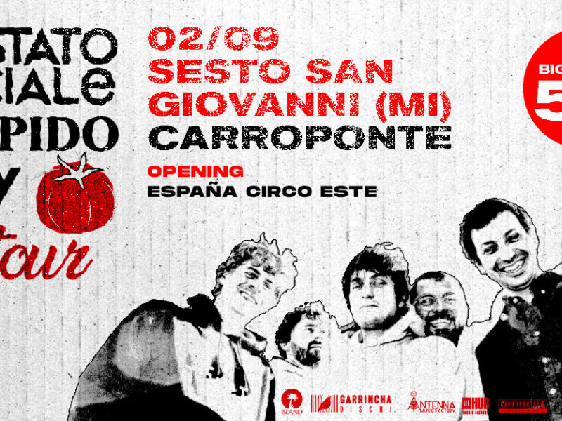 Lo Stato Sociale, live al Carroponte questo sabato!