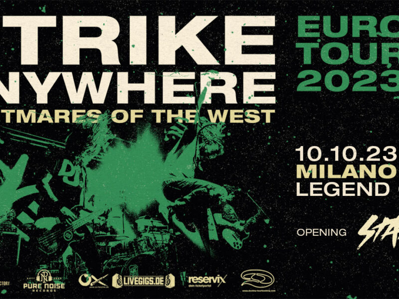 Strike Anywhere in autunno live a Milano: info e biglietti
